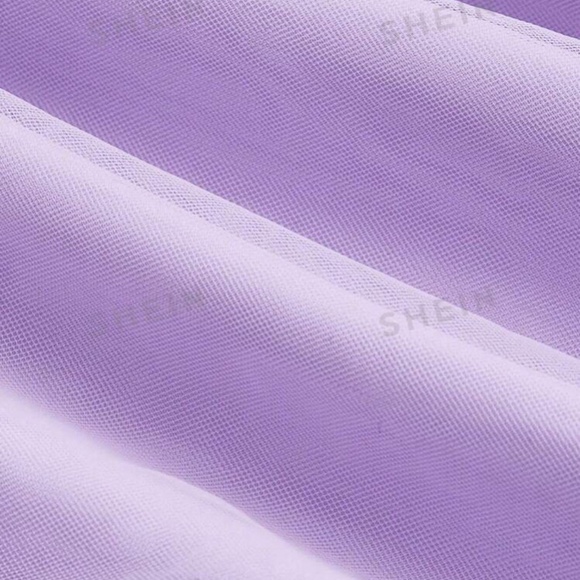 Purple tulle skirt - Picture 2 of 3